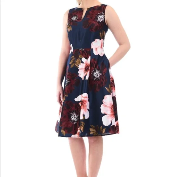 eShakti dress with pockets! Size 16 - Free Shipping Just Added - Picture 3 of 10